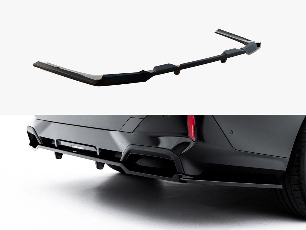 Maxton Design Rear Splitter (Vertical Bars) V.2 BMW 5 / i5 M-Pack G60 - BM-5-G60-MPACK-RD2G+RD3G - Image 1