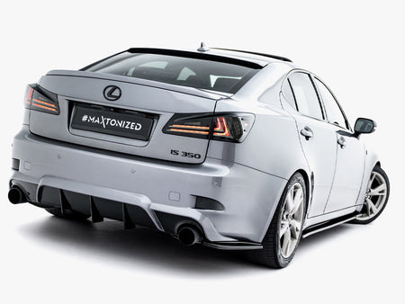 Maxton Design Rear Side Splitters Lexus IS F-Sport Mk2 (XE20) Facelift - LE-IS-2-RSD1G - Image 2