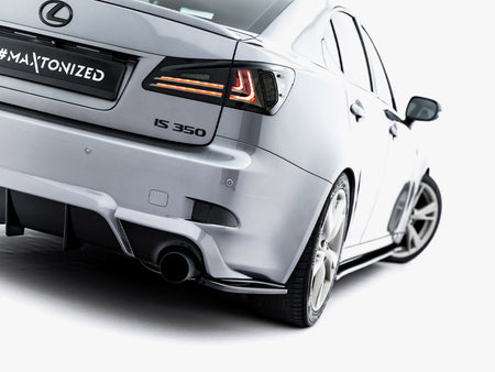Rear Side Splitters Lexus IS F-Sport Mk2 (XE20) Facelift