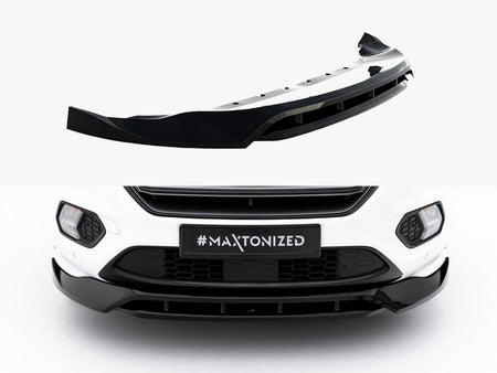 Maxton Design Front Splitter Ford Kuga ST-Line Mk2 Facelift - FO-KU-2F-STLINE-FD1G+FD1RG - Image 1