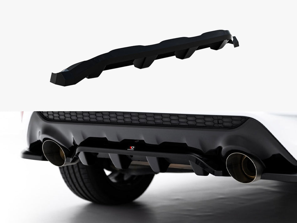 Maxton Design Rear Splitter (Vertical Bars) Ford Kuga ST-Line Mk2 Facelift - FO-KU-2-STLINE-RD1G+RD2G - Image 1