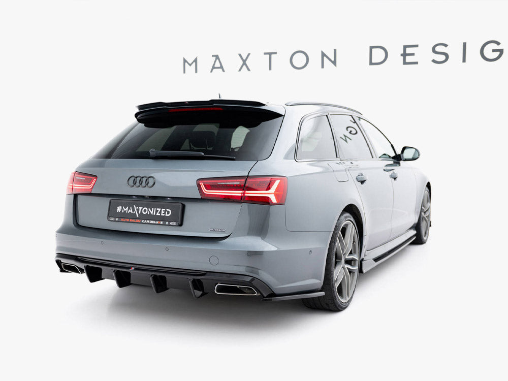 Maxton Design Spoiler CAP Audi A6 C7 Avant S-Line / S6 C7 Preface / Facelift - AU-A6-C7-SLINE-AV-CAP1G - Image 2