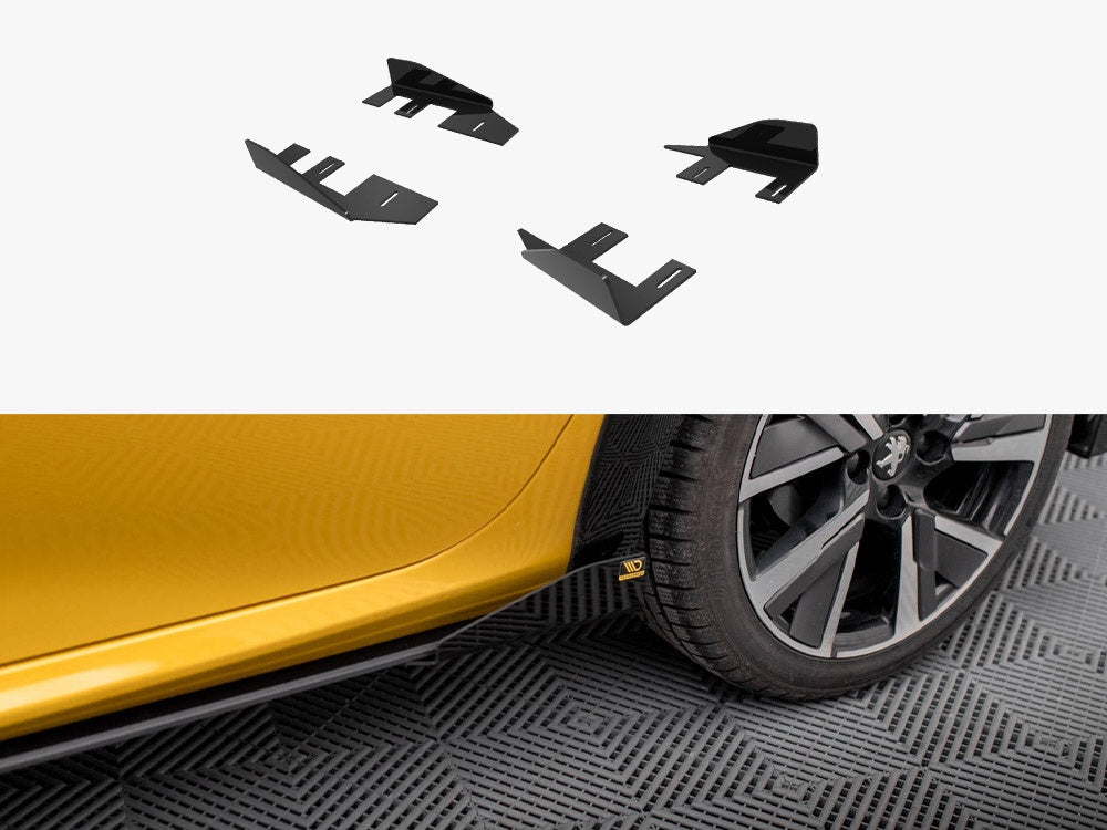 Maxton Design Side Flaps Peugeot 208 GT Mk2 - PE2082GTCNC-SF1G - Image 1
