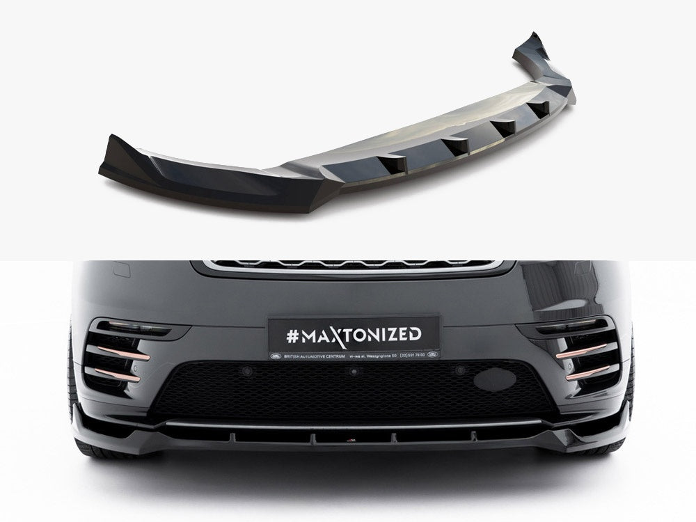 Maxton Design Front Splitter Land Rover Range Rover Velar R-Dynamic Mk1 - LR-RR-VE-1-RDYNAMIC-FD1G - Image 1