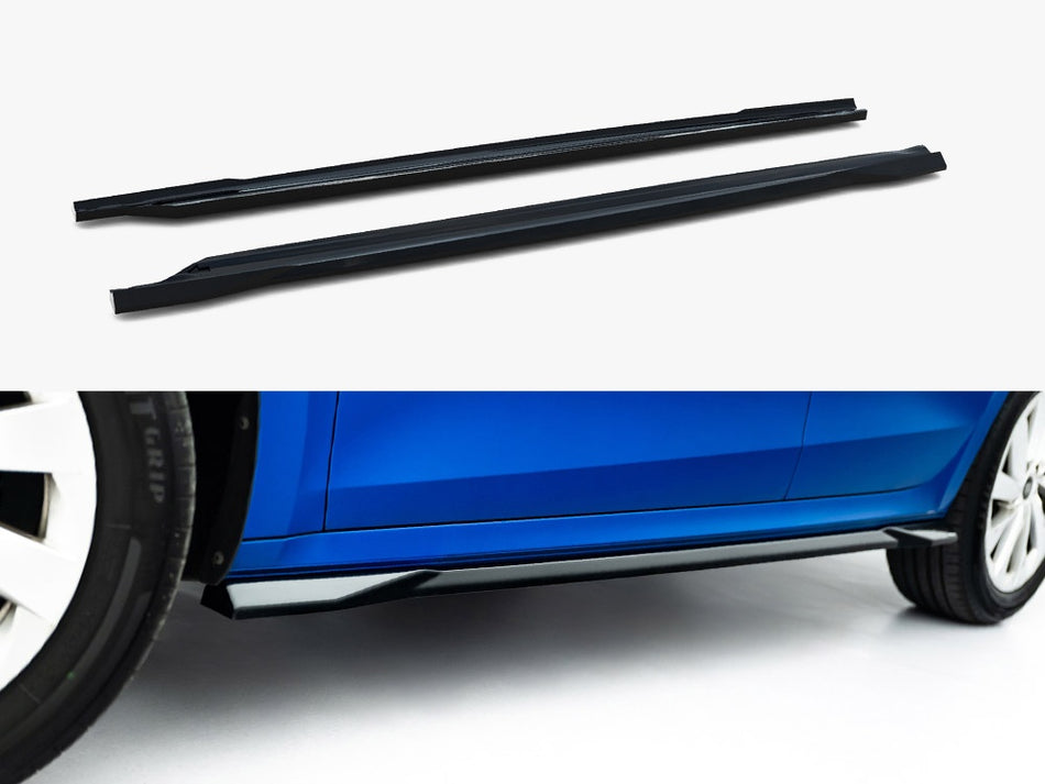 Maxton Design Side Skirts Diffusers Skoda Octavia Liftback / Estate Mk4 Facelift - SK-OC-4F-RS-SD1G - Image 1