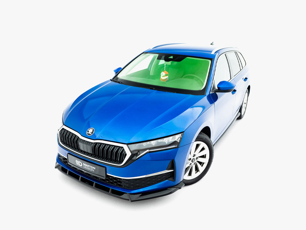 Maxton Design Front Splitter Skoda Octavia Liftback / Estate Mk4 Facelift - SK-OC-4F-FD1G - Image 3