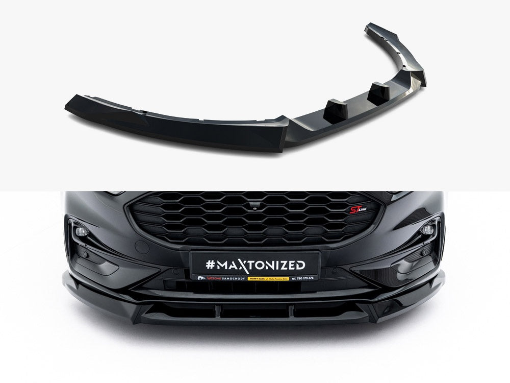 Maxton Design Front Splitter Ford S-Max ST-Line Mk2 Facelift - FO-SMAX-2F-STLINE-FD1G - Image 1