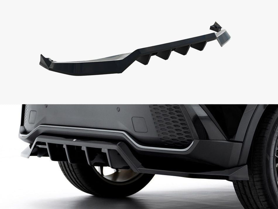 Maxton Design Rear Splitter (Vertical Bars) Toyota C-HR Mk2 - TO-CH-R-2-RD1G+RD2G - Image 1