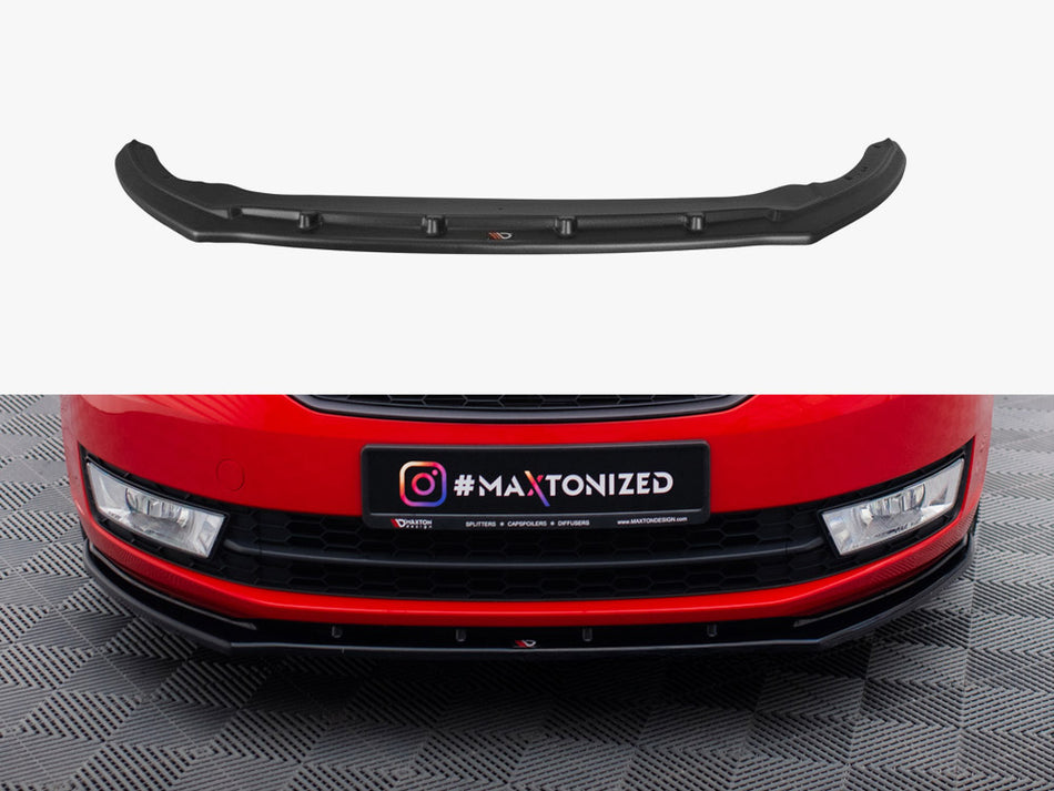 Maxton Design Front Splitter V.2 Skoda Rapid - SK-RA-1-FD2G - Image 1