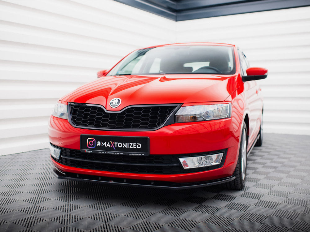Maxton Design Front Splitter V.2 Skoda Rapid - SK-RA-1-FD2G - Image 2