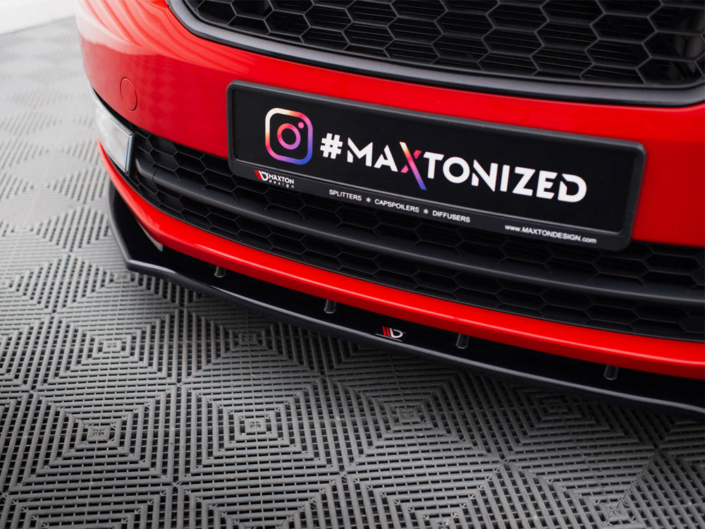 Maxton Design Front Splitter V.2 Skoda Rapid - SK-RA-1-FD2G - Image 4