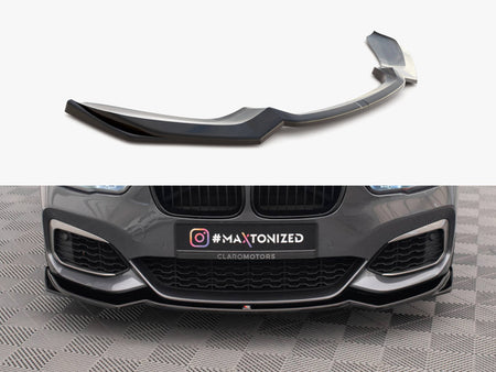 Maxton Design Front Splitter V.2 BMW 1 M-Power F20/F21 Facelift - BM-1-F20F-M-FD2G - Image 1