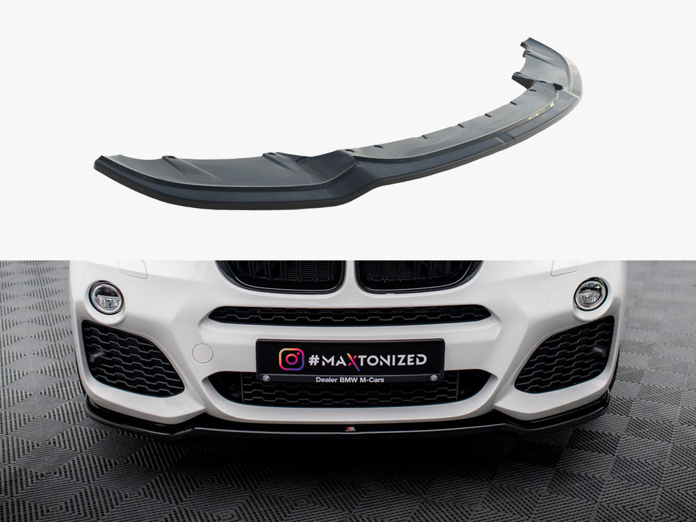 Maxton Design Front Splitter BMW X3 M-Pack F25 Facelift - BM-X3-25-MPACK-FD1G - Image 1