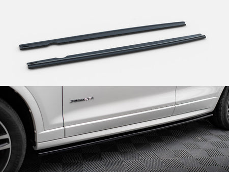 Maxton Design Side Skirt Diffusers BMW X3 M-Pack F25 Facelift - BM-X3-25-MPACK-SD1G - Image 1