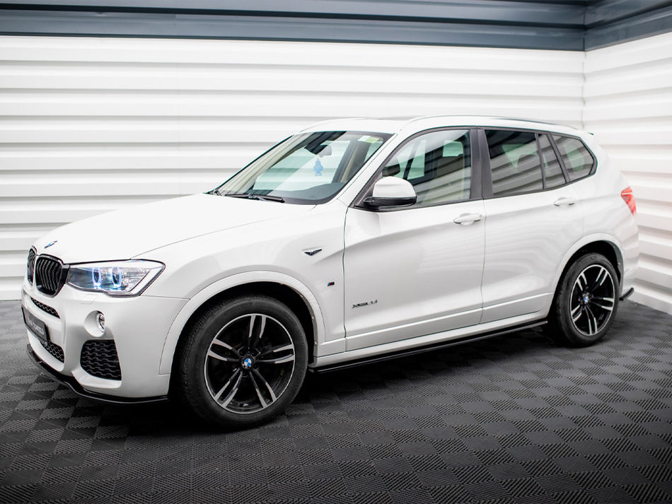 Maxton Design Side Skirt Diffusers BMW X3 M-Pack F25 Facelift - BM-X3-25-MPACK-SD1G - Image 2