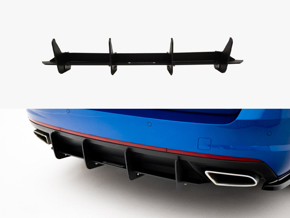 Maxton Design Rear Diffuser Skoda Octavia VRS Mk3 / Mk3 FL Hatchback / Estate - SK-OC-3/3F-RS-CNC-RS1A - Image 1