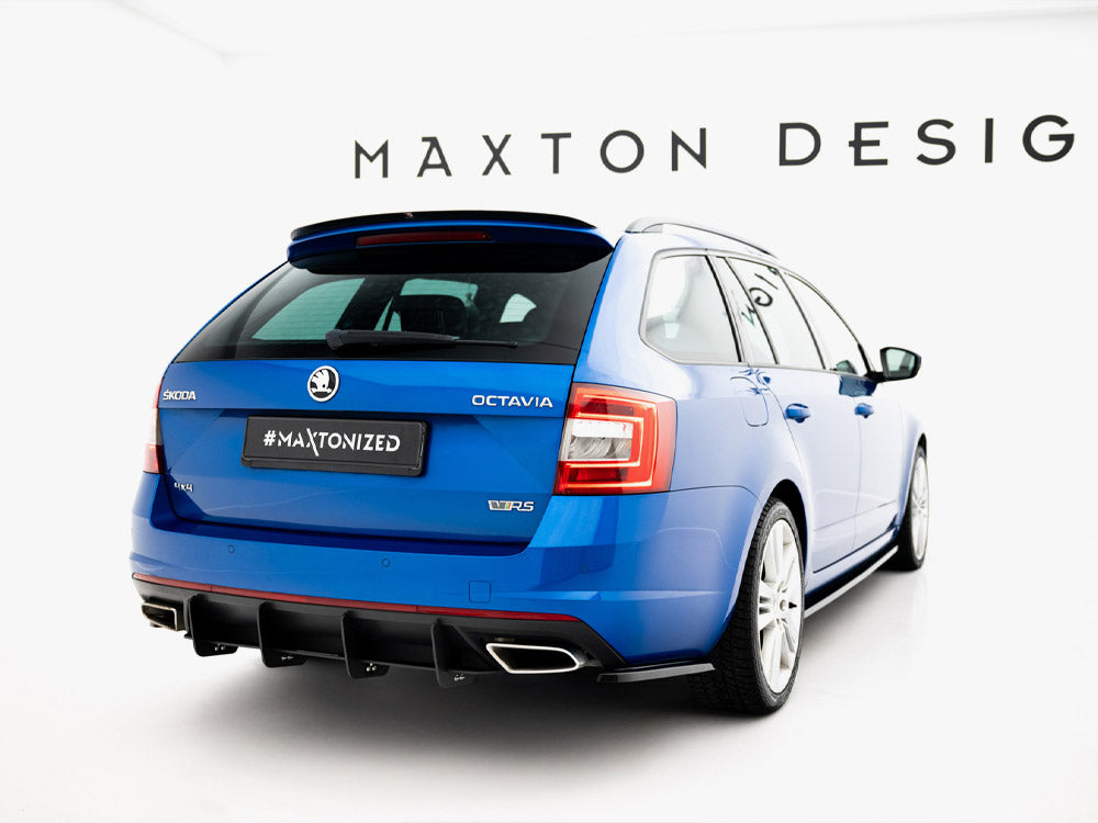Maxton Design Rear Diffuser Skoda Octavia VRS Mk3 / Mk3 FL Hatchback / Estate - SK-OC-3/3F-RS-CNC-RS1A - Image 2