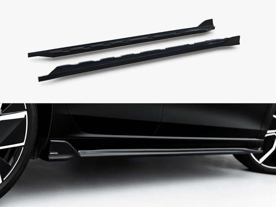 Maxton Design Side Skirts Diffusers Volkswagen Golf Mk8 Facelift - VW-GO-8F-SD1G - Image 1