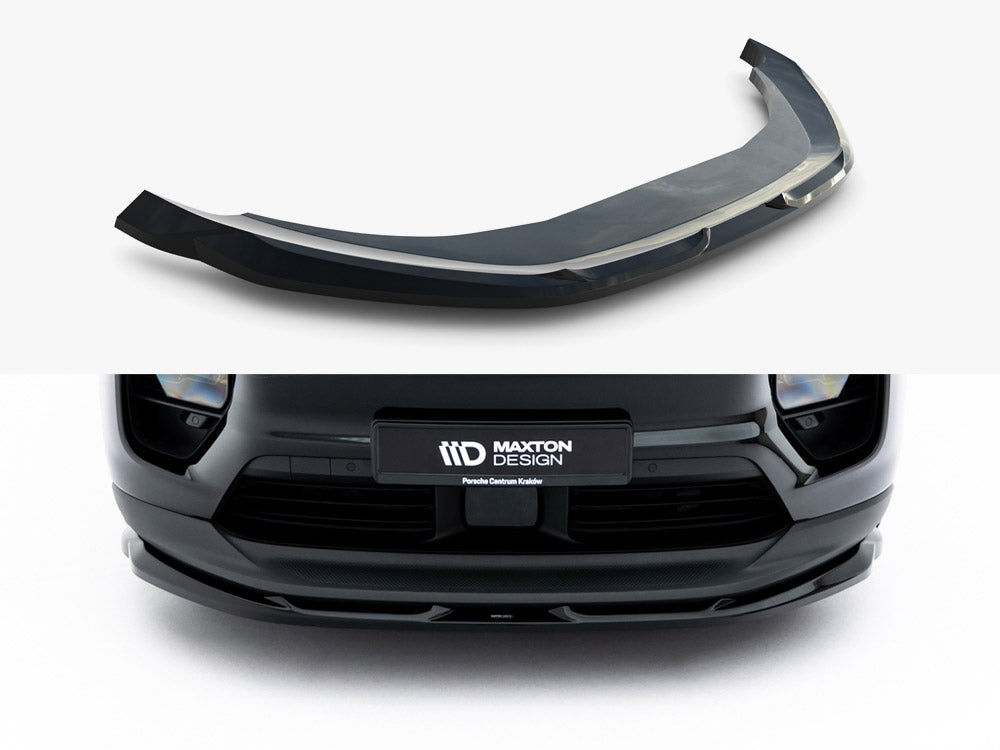 Maxton Design Front Splitter Porsche Macan EV Mk1 - PO-MA-EV-1-FD1G - Image 1