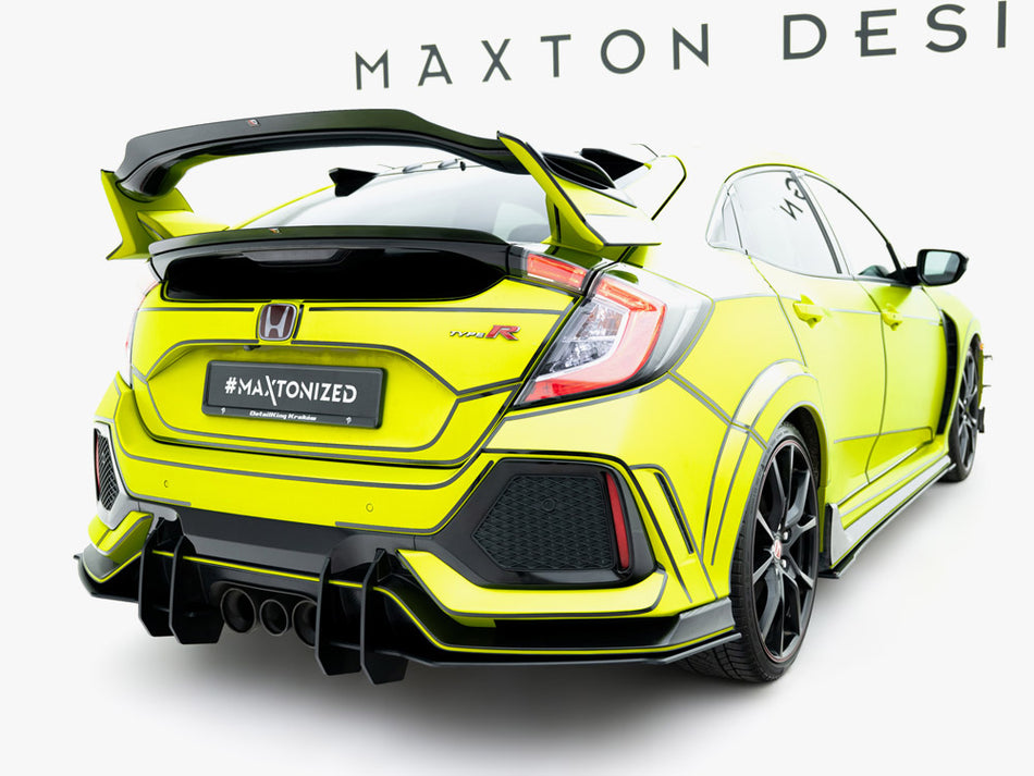 Maxton Design Lower Spoiler CAP Honda Civic Type-R Mk10 / Mk10 Facelift - HO-CI-10-TYPE-R-CAP3G - Image 2