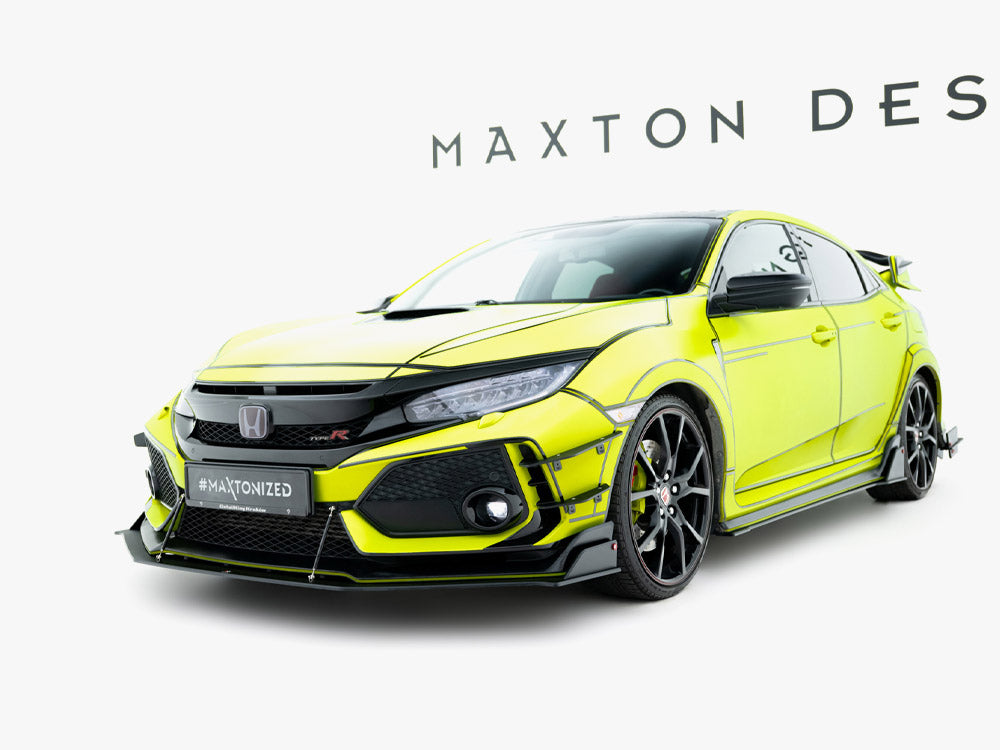 Maxton Design Street PRO Front Splitter Honda Civic Type-R Mk10 / Mk10 Facelift - HOCI10TYPERCNC-FD4B - Image 3