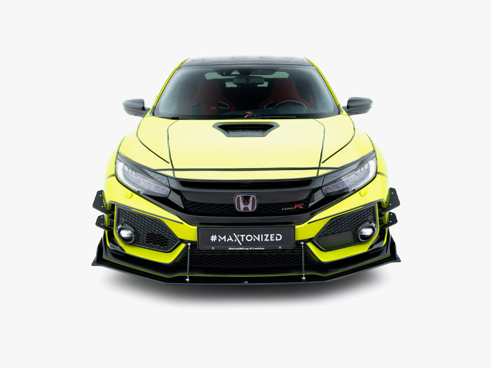 Maxton Design Street PRO Front Splitter Honda Civic Type-R Mk10 / Mk10 Facelift - HOCI10TYPERCNC-FD4B - Image 4