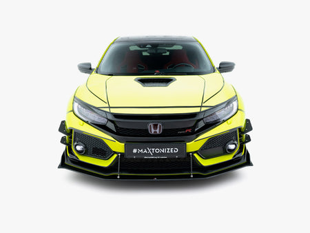 Maxton Design Street PRO Front Splitter Honda Civic Type-R Mk10 / Mk10 Facelift - HOCI10TYPERCNC-FD4B - Image 4