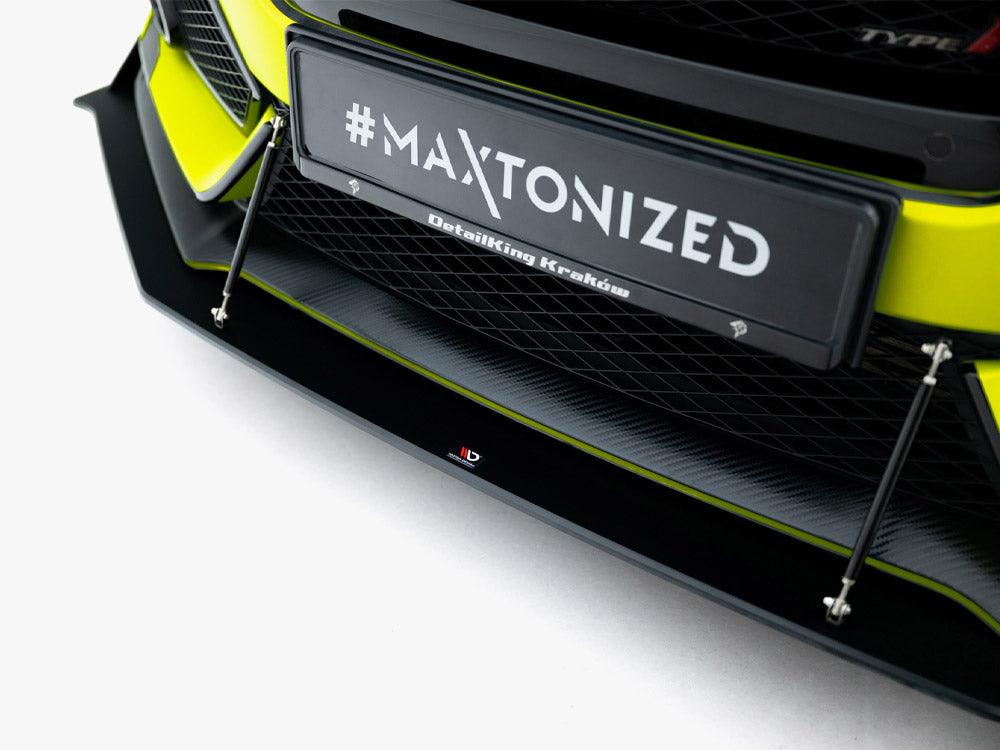 Maxton Design Street PRO Front Splitter Honda Civic Type-R Mk10 / Mk10 Facelift - HOCI10TYPERCNC-FD4B - Image 5