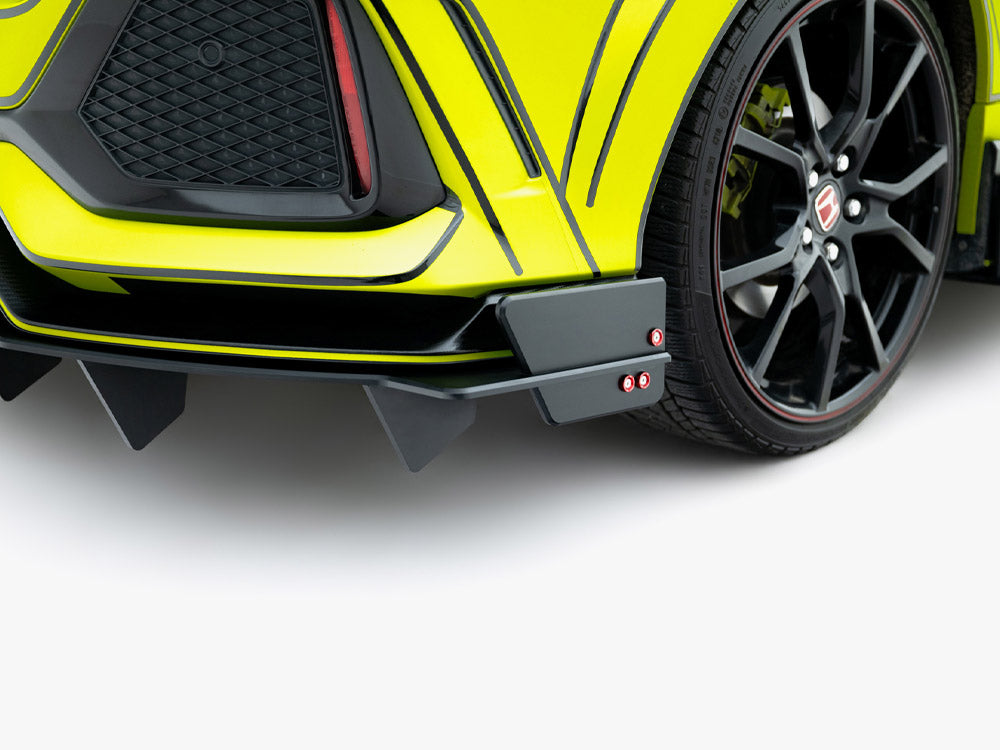 Maxton Design Street PRO Rear Diffuser Honda Civic Type-R Mk10 / Mk10 Facelift - HOCI10TYPERCNC-RS1B - Image 4