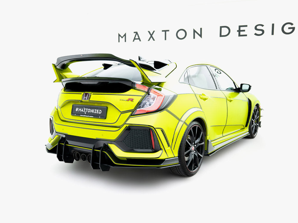 Maxton Design Street PRO Rear Diffuser V.2 Honda Civic Type-R Mk10 / Mk10 Facelift - HOCI10TYPERCNC-RS2B - Image 2