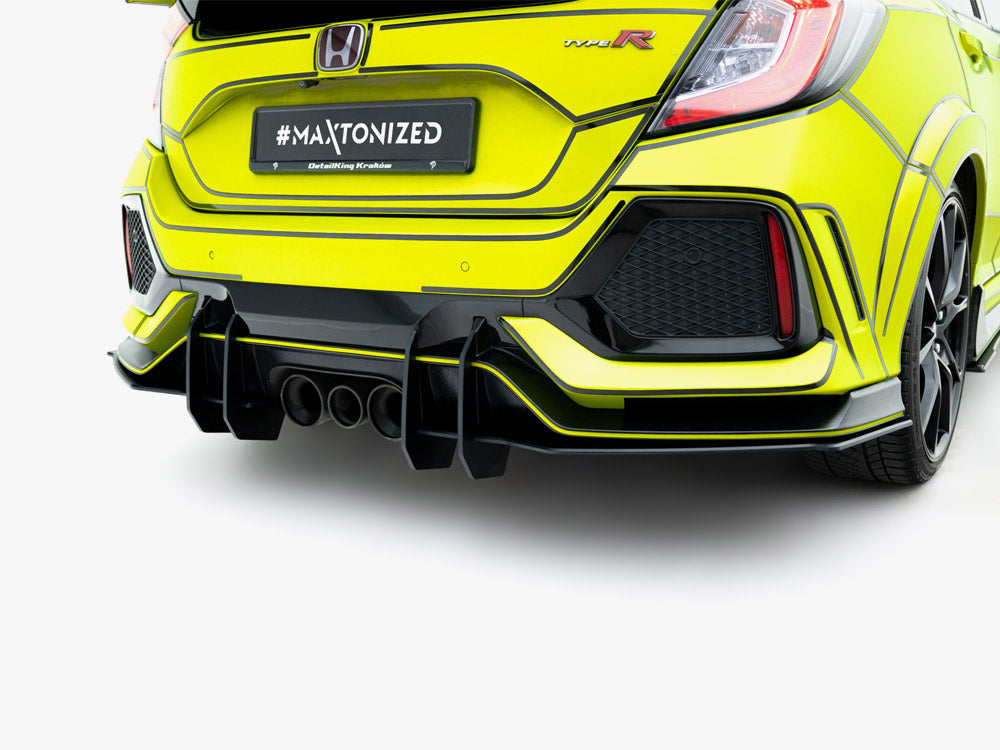 Maxton Design Street PRO Rear Diffuser V.2 Honda Civic Type-R Mk10 / Mk10 Facelift - HOCI10TYPERCNC-RS2B - Image 4