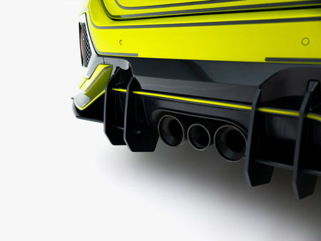 Maxton Design Street PRO Rear Diffuser V.2 Honda Civic Type-R Mk10 / Mk10 Facelift - HOCI10TYPERCNC-RS2B - Image 5