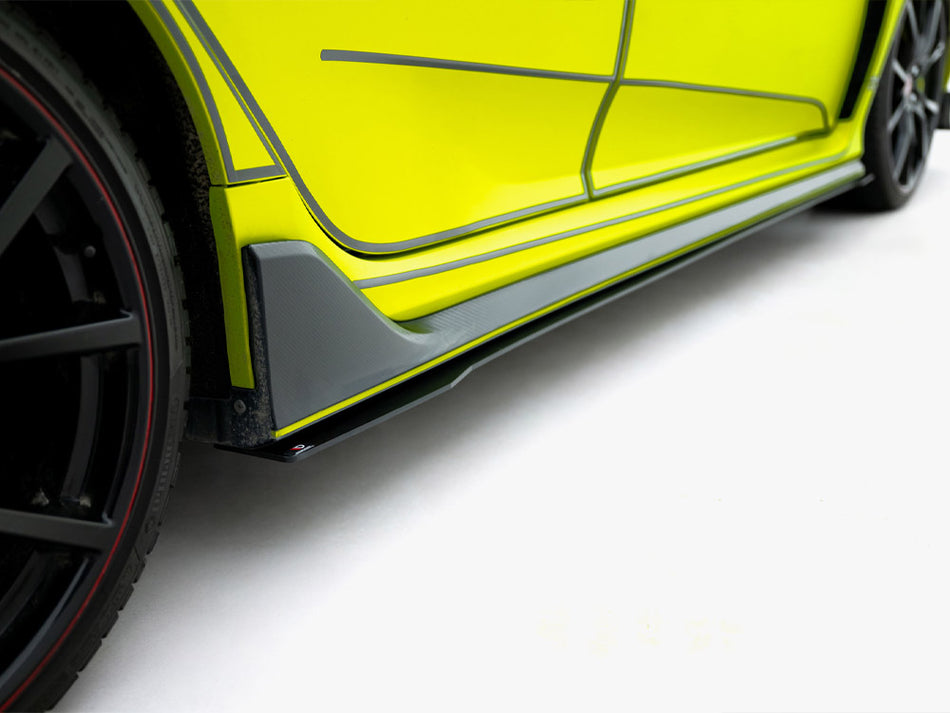 Racing Side Skirt Diffusers Honda Civic Type-R Mk10 / Mk10 Facelift