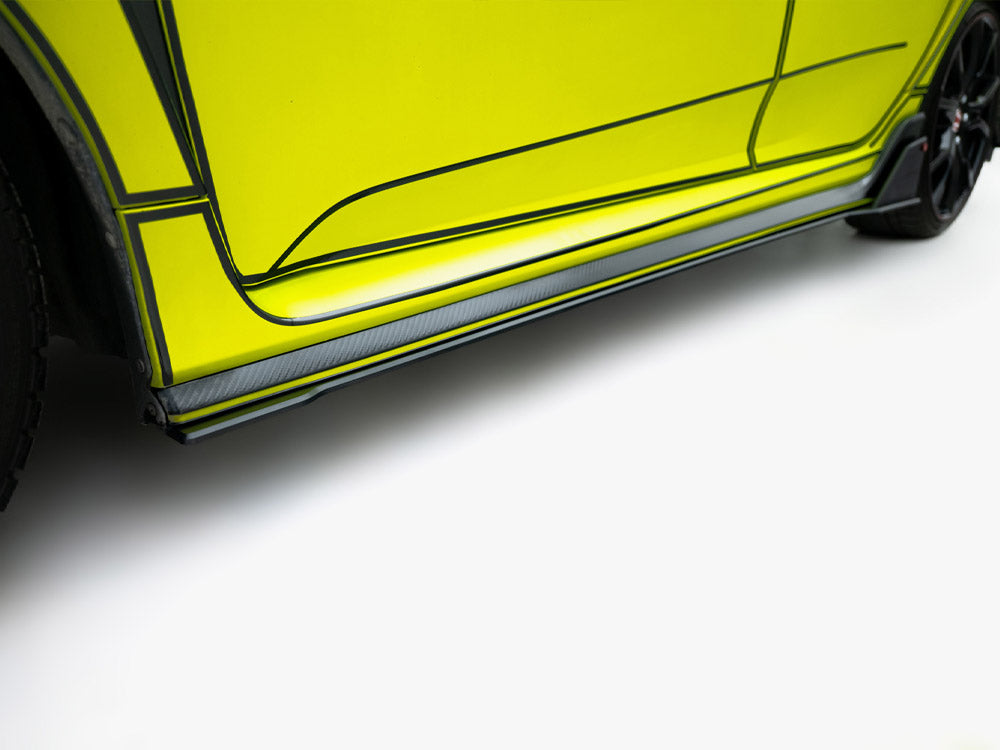 Maxton Design Street PRO Side Skirt Diffusers Honda Civic Type-R Mk10 / Mk10 Facelift - HOCI10TYPERCNC-SD2B - Image 4