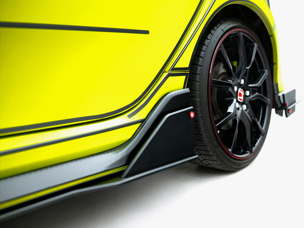 Maxton Design Street PRO Side Skirt Diffusers Honda Civic Type-R Mk10 / Mk10 Facelift - HOCI10TYPERCNC-SD2B - Image 6