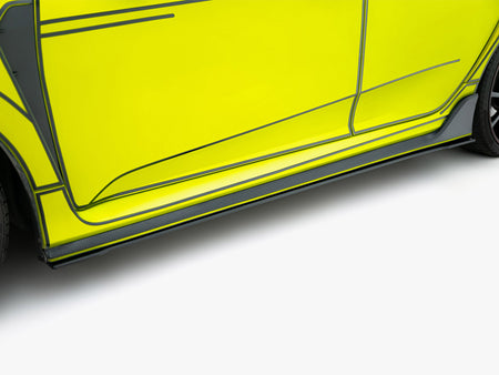 Maxton Design Street PRO Side Skirt Diffusers V.2 Honda Civic Type-R Mk10 / Mk10 Facelift - HOCI10TYPERCNC-SD3B - Image 3