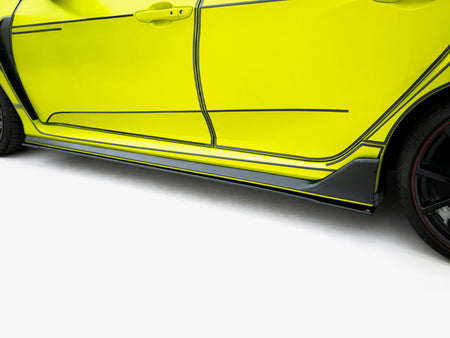 Maxton Design Street PRO Side Skirt Diffusers V.2 Honda Civic Type-R Mk10 / Mk10 Facelift - HOCI10TYPERCNC-SD3B - Image 4