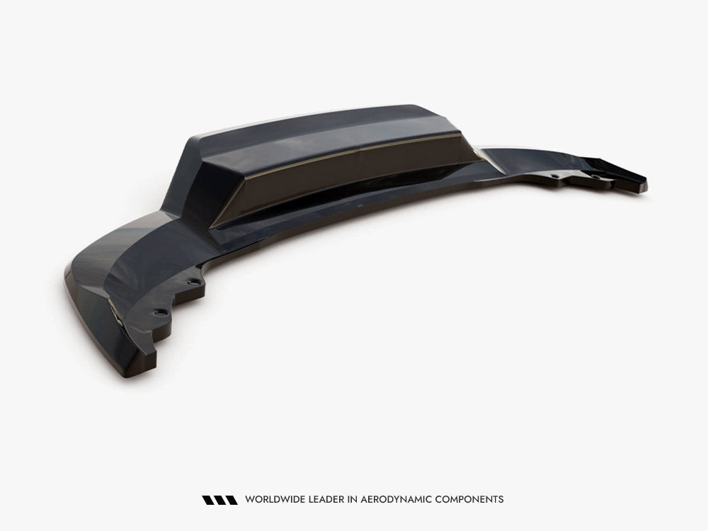 Rear Splitter (Vertical Bars) Skoda Karoq Sportline Mk1 Facelift - Carbon Look