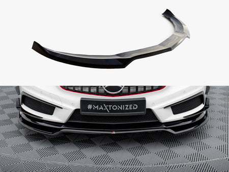 Maxton Design Front Splitter V.4 Mercedes-Benz A45 AMG W176 - ME-A45-W176-FD2G - Image 1