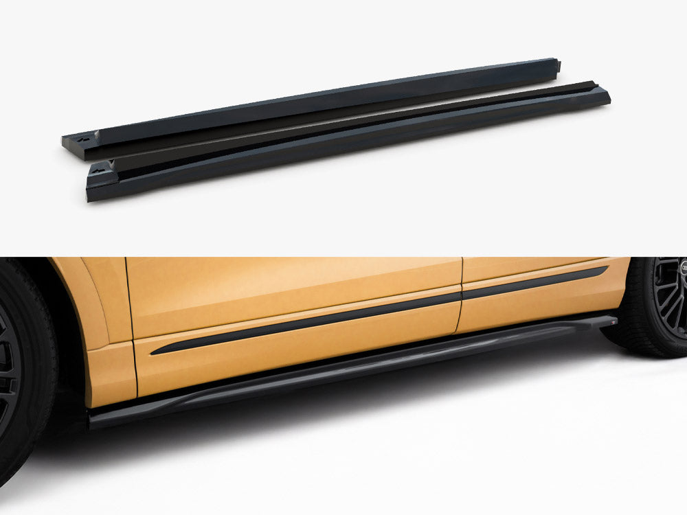 Side Skirts Diffusers V.2 Audi Q8 Mk1 Facelift