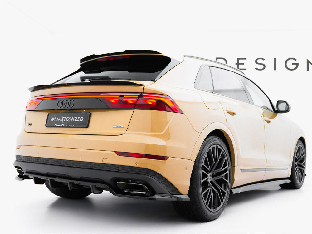 Maxton Design Lower Spoiler CAP V.1 Audi Q8 Mk1 Facelift - AU-Q8-1-SLINE-CAP2G - Image 2