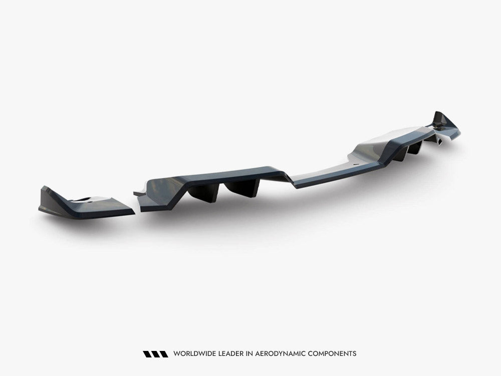 Maxton Design Rear Splitter (Vertical Bars) + Rear Side Splitters Chevrolet Corvette Z06 C7 - CH-CO-C7-Z06-RD1G+RD2G+RSD1G - Image 7