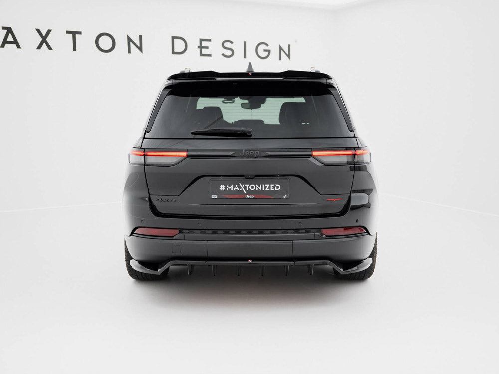 Maxton Design Rear Splitter (Vertical Bars) Jeep Grand Cherokee Trailhawk Mk5 - JE-GC-5-TH-RSD1G+RD1G+RD2G - Image 3