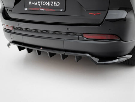 Maxton Design Rear Splitter (Vertical Bars) Jeep Grand Cherokee Trailhawk Mk5 - JE-GC-5-TH-RSD1G+RD1G+RD2G - Image 4
