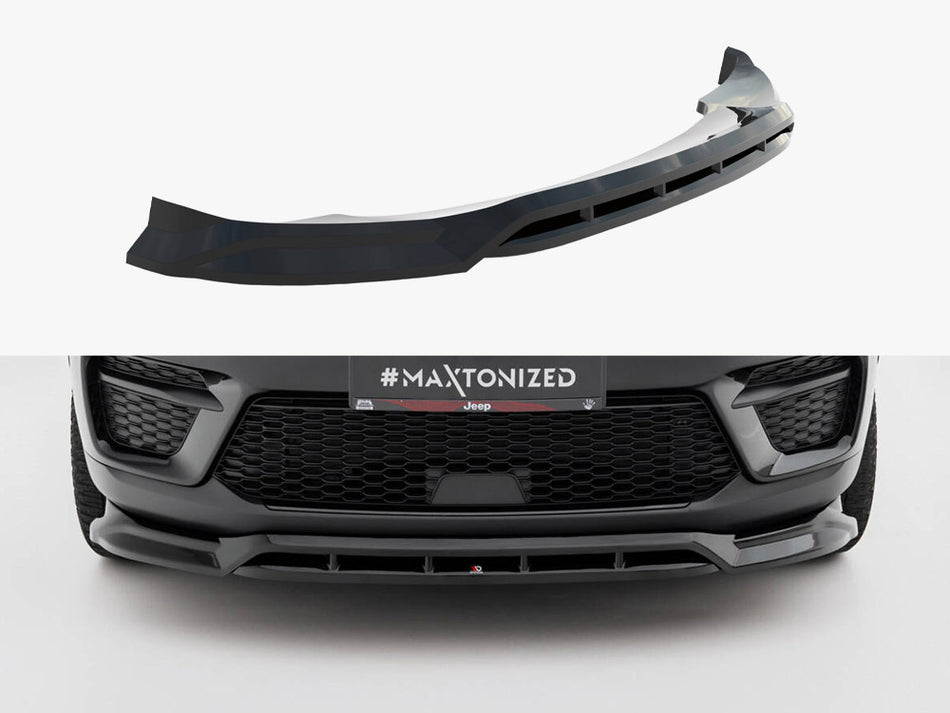 Maxton Design Front Splitter Jeep Grand Cherokee Trailhawk Mk5 - JE-GC-5-TH-FD1G+FD1RG - Image 1