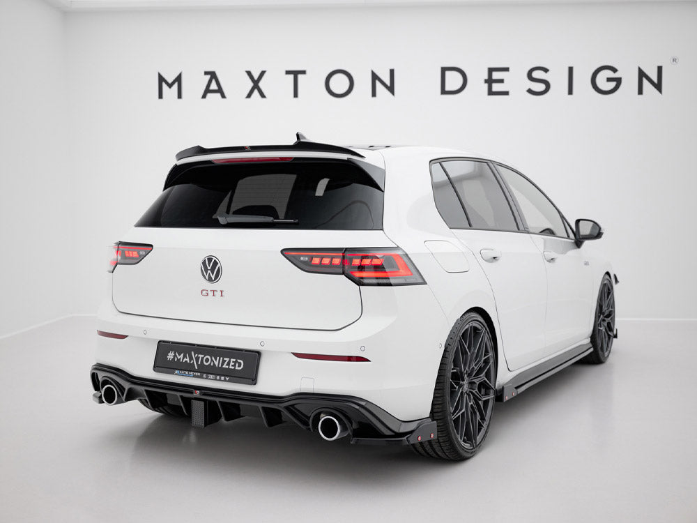 Maxton Design Rear Side Splitters V.4 + Flaps Volkswagen Golf GTI / GTE Mk8 - VW-GO-8-GTI-RSD4G+RSF - Image 2