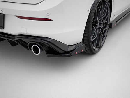 Maxton Design Rear Side Splitters V.4 + Flaps Volkswagen Golf GTI / GTE Mk8 - VW-GO-8-GTI-RSD4G+RSF - Image 3