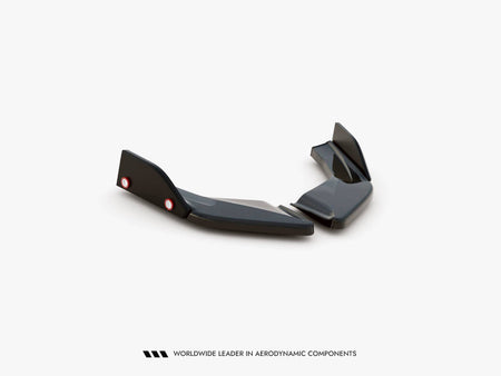 Maxton Design Rear Side Splitters V.4 + Flaps Volkswagen Golf GTI / GTE Mk8 - VW-GO-8-GTI-RSD4G+RSF - Image 8