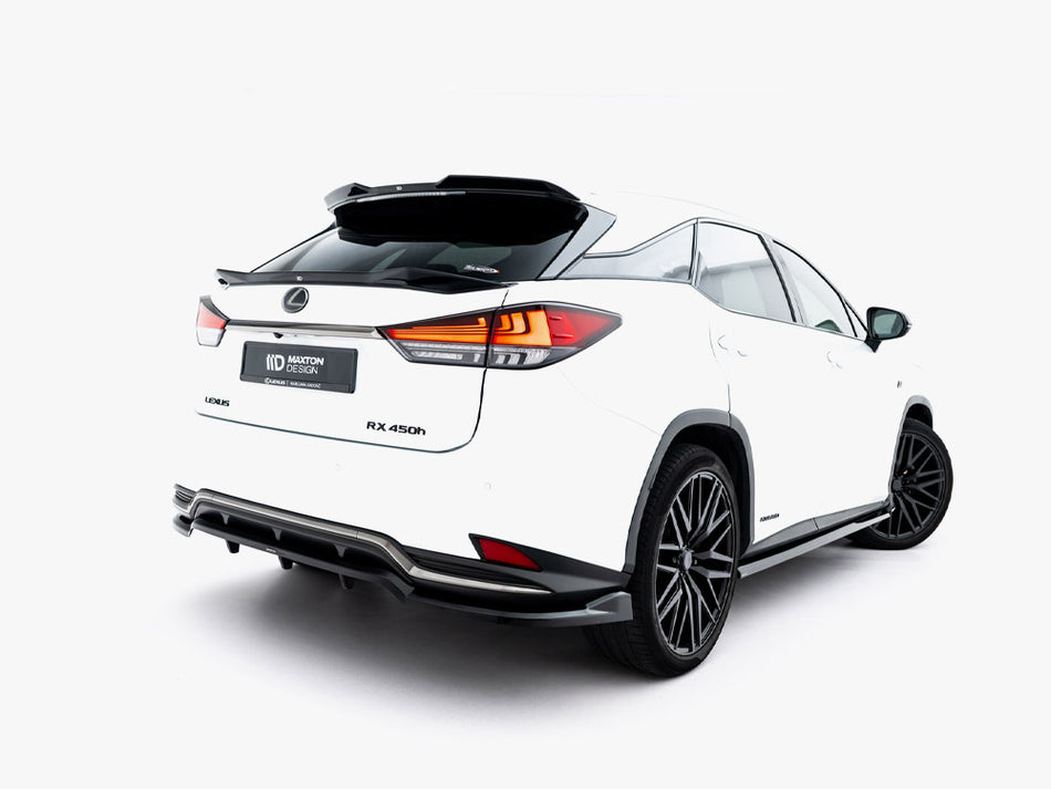 Maxton Design Rear Splitter (Vertical Bars) Lexus RX F-Sport Mk4 Facelift - LE-RX-4F-RD1G+RD2G - Image 2
