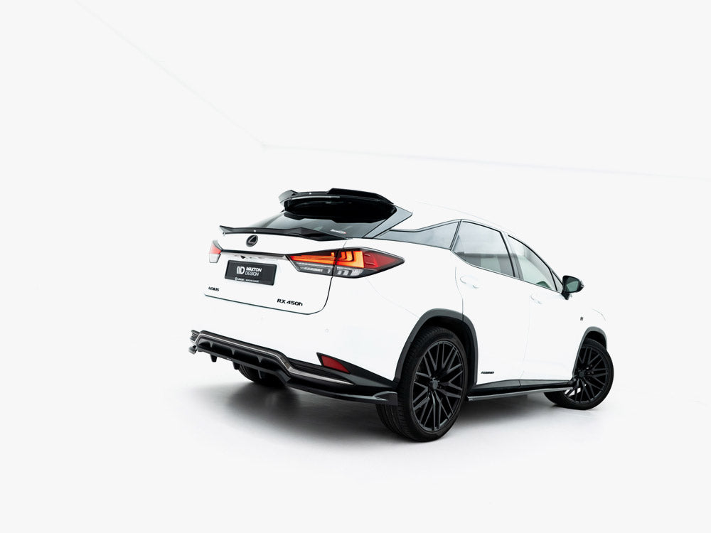 Rear Splitter (Vertical Bars) Lexus RX F-Sport Mk4 Facelift